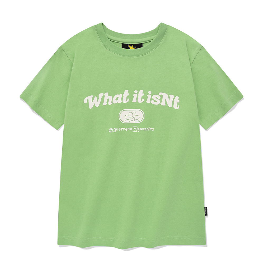 WM&#039;S WT 아치로고 반팔 티셔츠 애플 그린