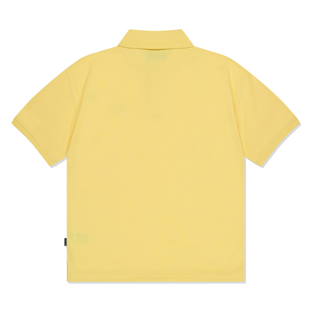 엔젤 폴로 반팔 티셔츠 옐로우